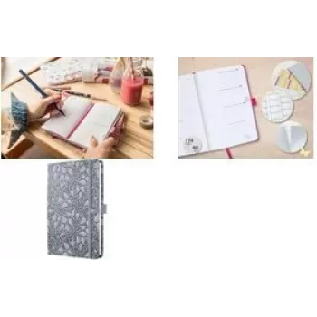 Planificador semanal A5 Sigel Agenda Beauty 2026 J6361 — formato A5, diseño semanal