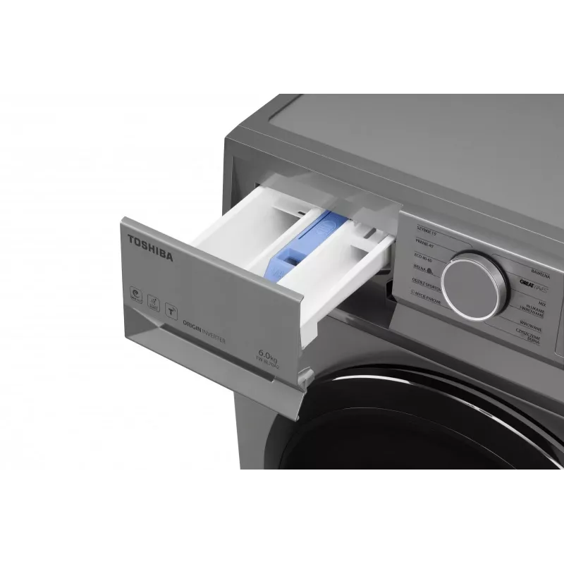 Lavadora Toshiba esbelta TW-BL70A2PL(SS), 7 kg