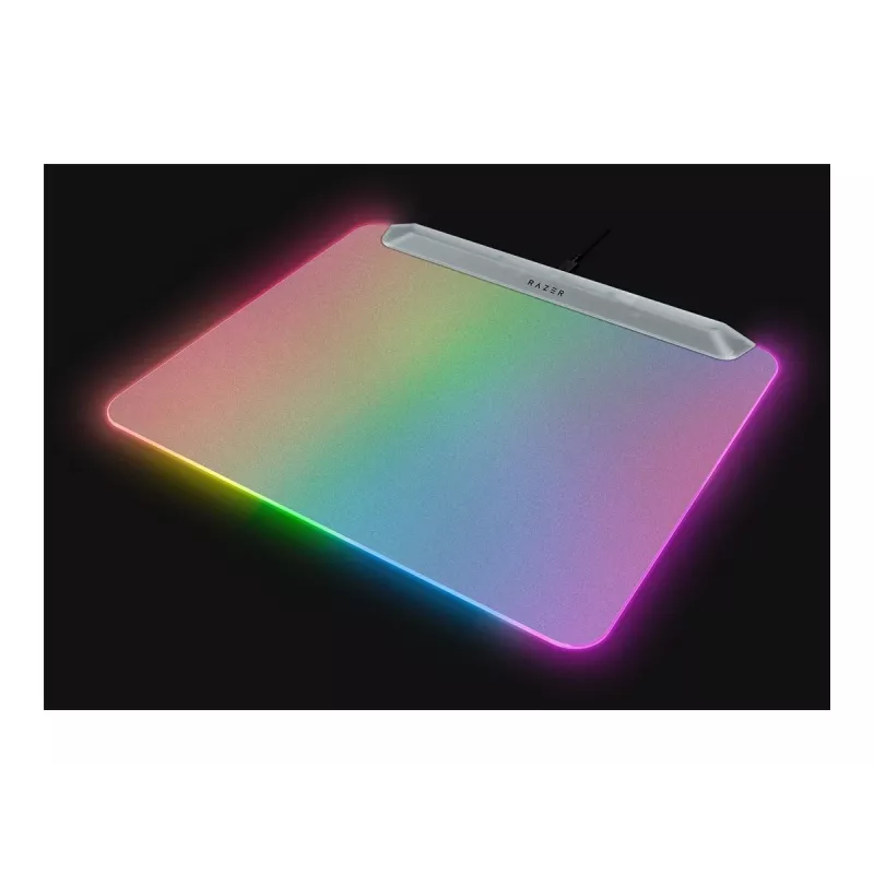 Alfombrilla gaming Razer Firefly V2 Pro White – retroiluminación RGB, alimentación USB, base antideslizante
