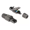 Cable de red DeLOCK conector macho RJ45 Cat.8.1 STP sin herramientas negro