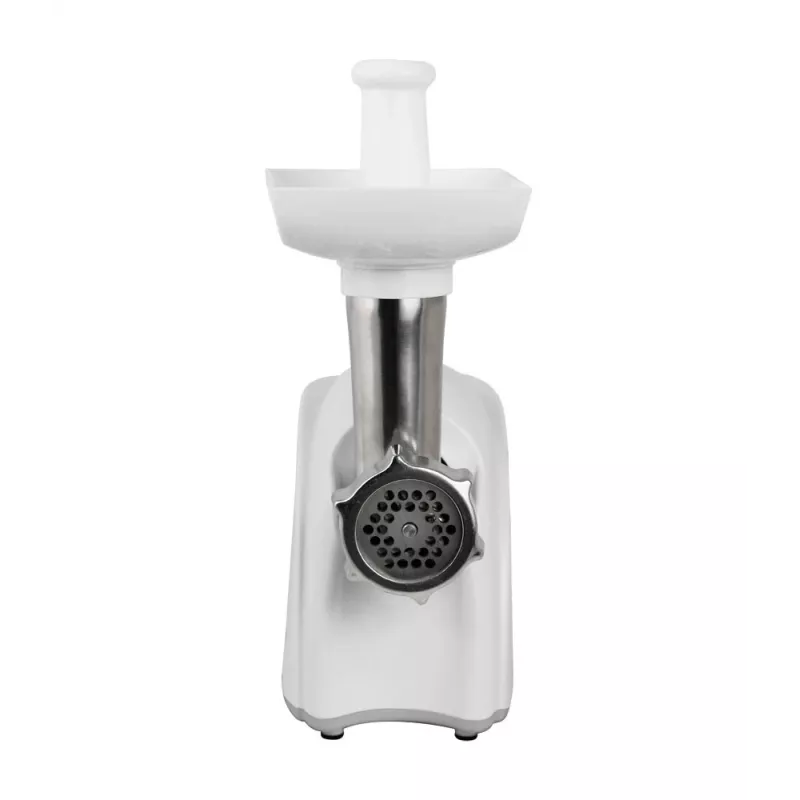 Picadora de carne eléctrica ESPERANZA EKM032 — 2200 W, blanca, 3 discos perforados, accesorios para kibbeh y salchichas
