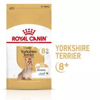 Comida seca para perros Royal Canin Yorkshire Terrier 8+ 3 kg — aves, para yorkshire terrier mayores, proteína 29%, grasa 18%