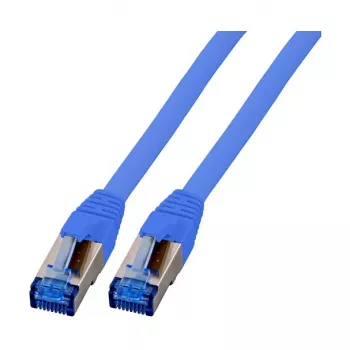 EFB-Elektronik Cable de parcheo RJ45 Cat.6A S/FTP TPECat.7 cable crudo superflex azul 1m Fabricante: EFB Elektronik (K5525FBL.1)