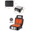 Gofrera PROMIS WAP1600 – 2 placas rectangulares, 1200 W, antiadherente, termostato, asa fría, indicadores LED