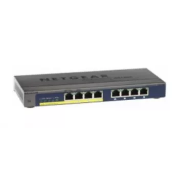 NETGEAR GS108PP Switch Gigabit Ethernet (10/100/1000) no gestionado Power over Ethernet (PoE) Negro