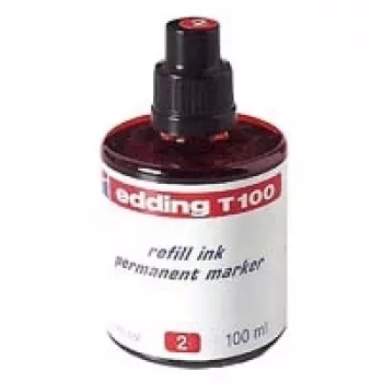 Tinta de recarga Edding T-100 original rojo