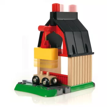 BRIO 33719 set de tren granja, 20 piezas