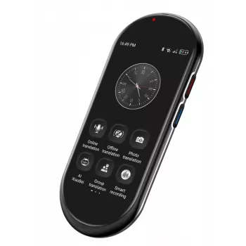 Traductor de voz portátil MAXCOM MT100 4G, traducción de voz multilingüe, dispositivo compacto de mano