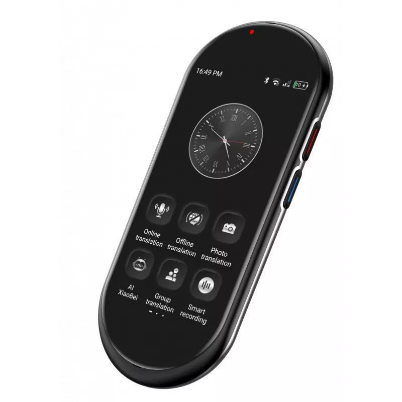 Traductor de voz portátil MAXCOM MT100 4G, traducción de voz multilingüe, dispositivo compacto de mano