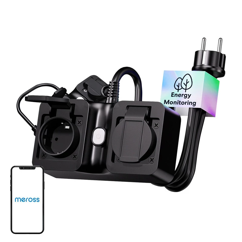 Regleta Meross regleta inteligente WiFi MOP320MA-EU para exterior IP44