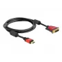 Cable HDMI - DVI DeLOCK 84342 1,8 m conector / conector