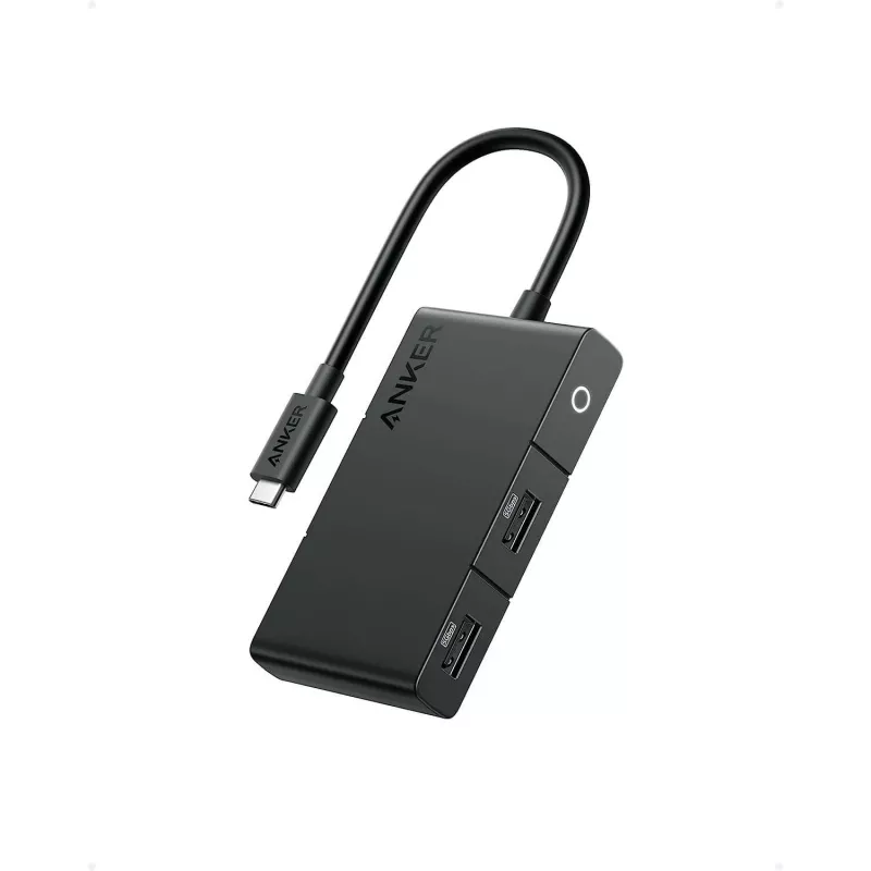 Anker 332 A8356G11 hub USB-C 5-in-1, HDMI 4K para una sola pantalla, negro