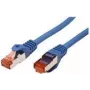 Roline - cable de parcheo - RJ-45 (M) a RJ-45 (M) - 50 cm - SFTP, PiMF - CAT 6 - libre de halógenos, moldeado, trenzado - azul