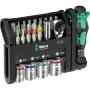 Wera Tool-Check Modular Imperial mini carraca, juego de vasos y puntas, 21 piezas (05049001001)