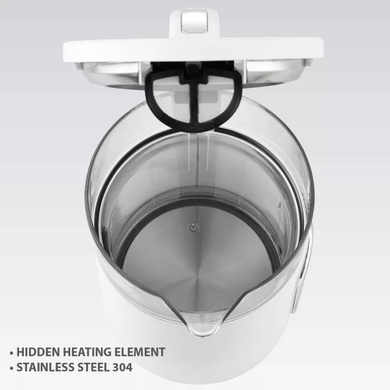 Hervidor eléctrico Maestro MR-023-WHITE, capacidad de 1,7 L, potencia 2220 W
