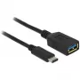 Delock Adaptador USB - USB Type-A (H) a 24 pines USB-C (M)
