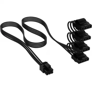 Cable Corsair PATA Power Individ. Sleeved negro