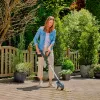Gardena 14820-55 EasyWeed 1800/18V P4A solo cepillo de juntas inalámbrico quitamalezas, sin batería ni cargador, gris/turquesa