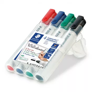 Rotulador Staedtler 351 B punta biselada negro azul verde rojo