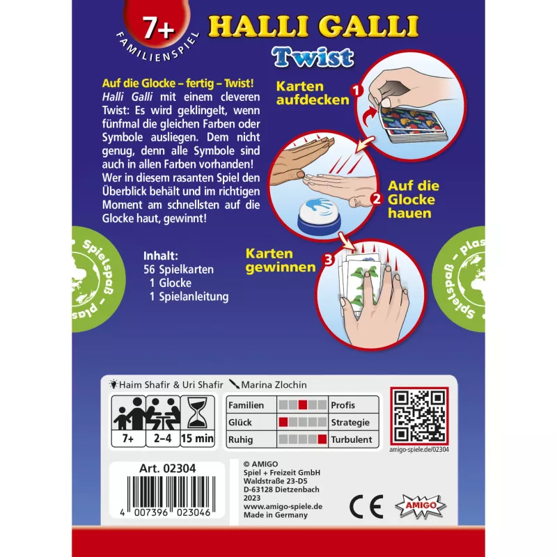 Halli Galli Twist, juego de cartas