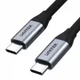 Cable de datos y carga USB-C a USB-C Unitek C14082ABK 1 m, USB 3.2 Gen 2 (10 Gbit/s), 100 W PD, Negro
