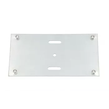 Placa de montaje con separación estrecha para caja de terminación de fibra óptica de 16 fibras, Extralink, acero inoxidable, adaptador de soporte, 5 kg