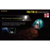 Linterna de mano Nitecore TIKI LE — 300 lm, recargable por USB, policarbonato, IP66, resistente a impactos, 10,5 g, 55 mm, negra