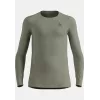 ODLO BL TOP Cuello redondo manga larga ACTIVE WARM Ropa térmica de manga larga, talla M, gris