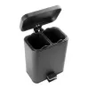Cubo de basura de doble compartimento Beldray LA035235BLKFEU7 5 litros Negro