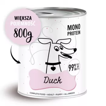 PAKA ZWIERZAKA Pepe Duck – comida húmeda para perros – 800 g