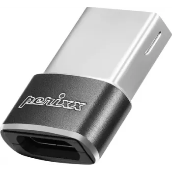 Perixx adaptador USB 2.0 [1x USB 2.0 conector A macho - 1x USB 2.0 conector C hembra] PERIPRO-408 (12128)