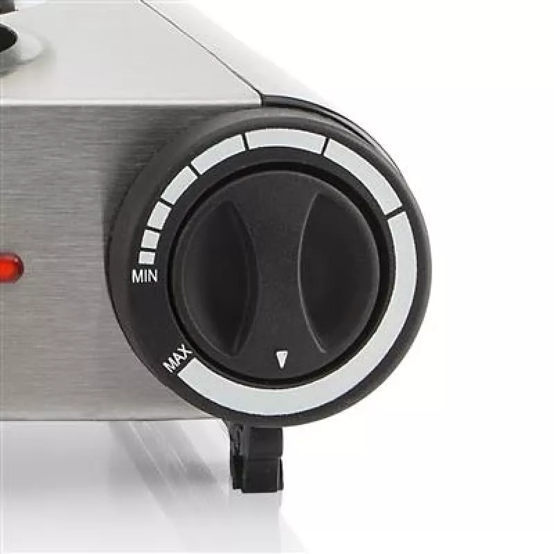 Tristar KP-6248 Placa doble de cocina, 2 zonas de cocción, mandos giratorios