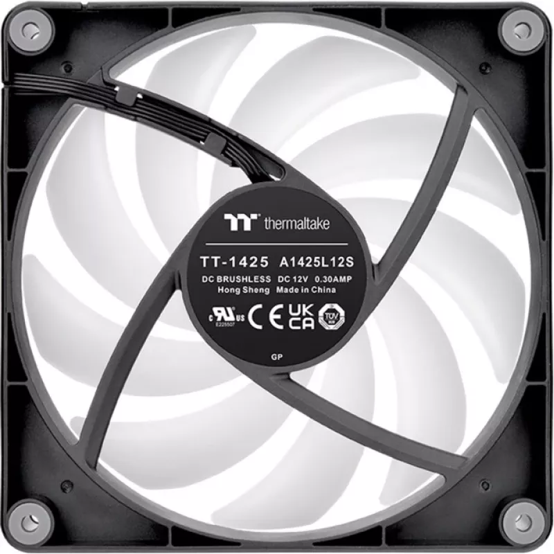 Thermaltake CT140 Reverse ARGB Ventilador 14 cm negro 500–1800 RPM 32,8 dB