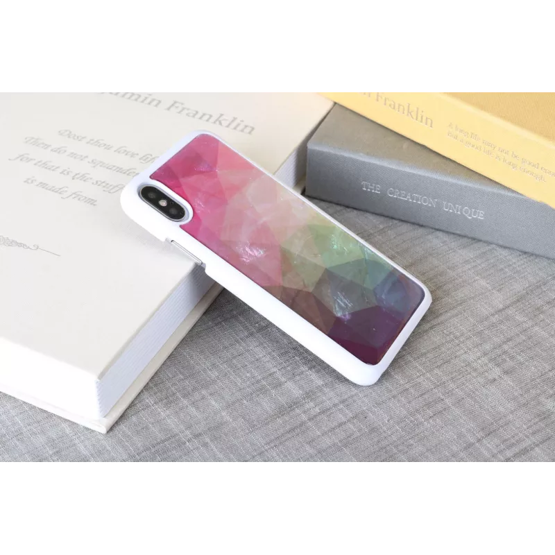 iKins Water Flower funda para iPhone XS/X, blanca, K1690H