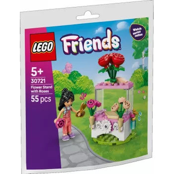 Blocks Friends 30721 Soporte de flores con rosas