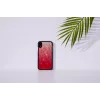 Funda para móvil iKins para iPhone XR — funda protectora bicolor pink lake y negra