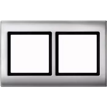 MERTEN marco 2 elementos 400260 AQUADESIGN aluminio 400260 400260 (400260)