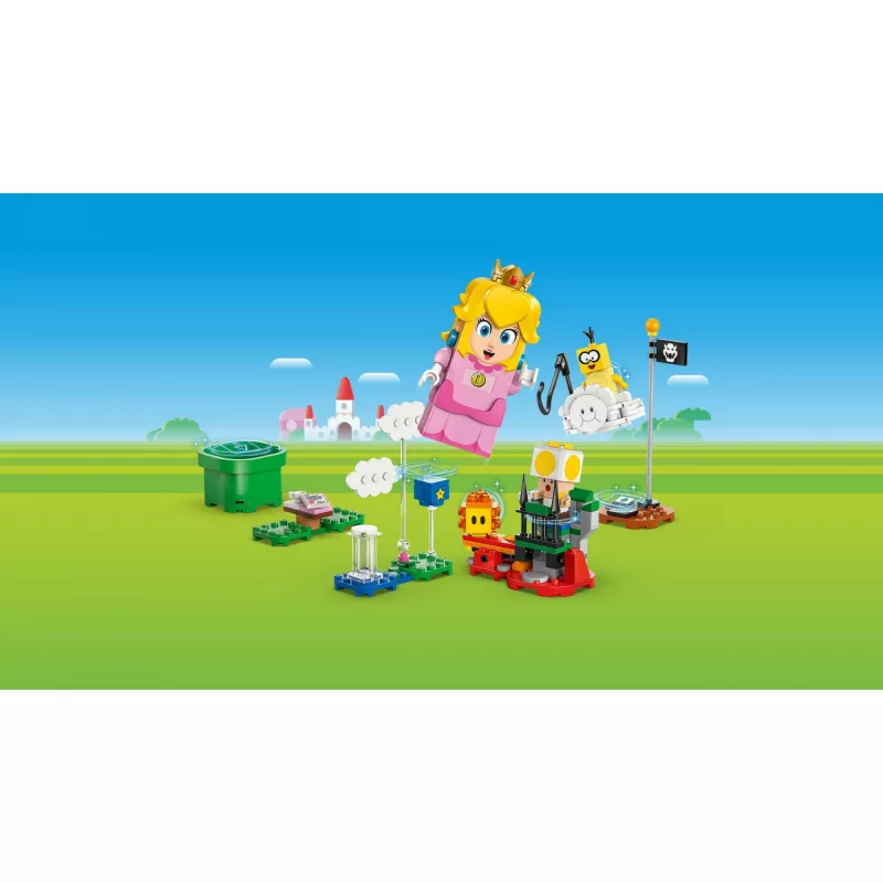 Juguete de construcción LEGO 71441 Super Mario set de figura interactiva de LEGO Peach, compatible con el sistema LEGO