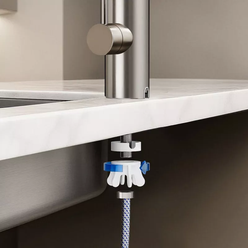 Calentador de agua al paso Teesa metal TSA4106
