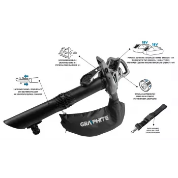 Soplador de hojas Graphite 58G036