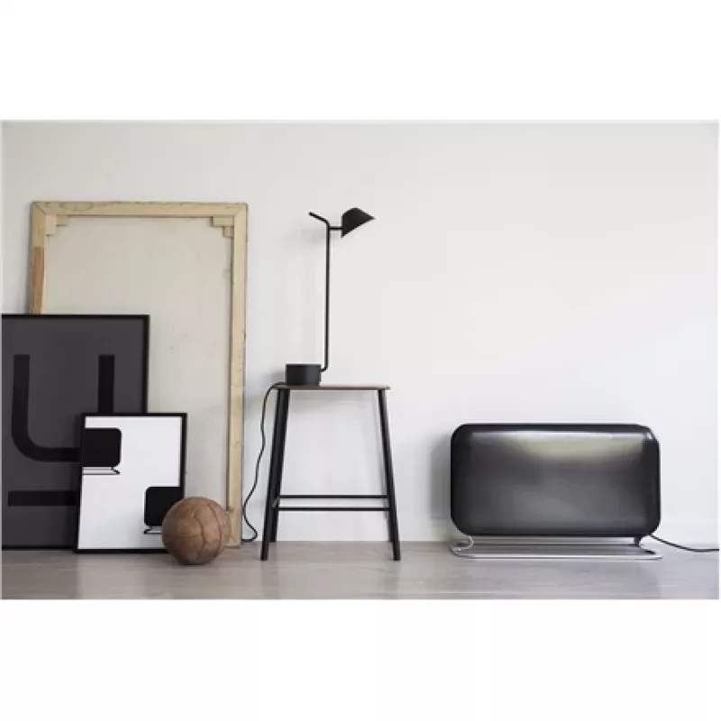 Calefactor de convección Mill SG2000LED negro, 2000 W, 3 niveles de potencia, pantalla LED, apto para habitaciones de hasta 20 m², negro