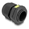Prensaestopas DeLOCK M20 con ventilación IP68 resistente al polvo y al agua negro 2 uds.