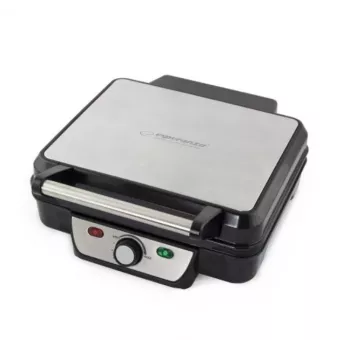 Parrilla de contacto ESPERANZA EKG007 — parrilla eléctrica rectangular, 2000 W, superficie de parrilla 280×235 mm, termostato regulable, revestimiento antiadherente, asa fría