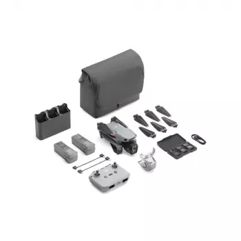 Cuadricóptero DJI Air 3s — dron de 4 rotores, cámara de 50 MP, vídeo 3840×2160, 27 m/s, alcance de 32.000 m, batería de 4276 mAh, 42 GB de memoria interna, Gris