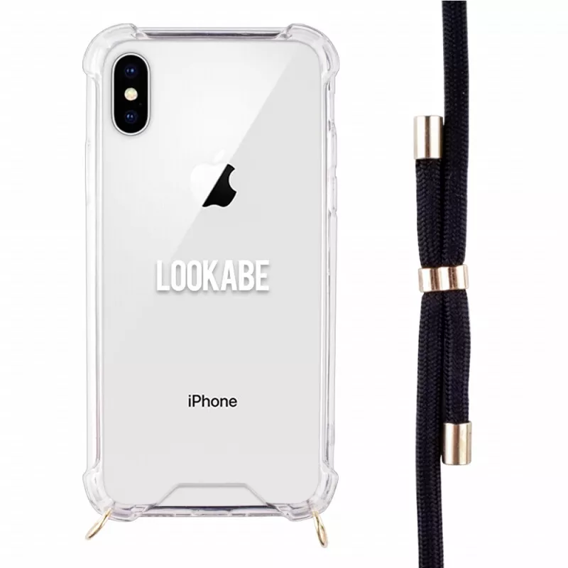 Lookabe funda de móvil con collar para iPhone XS Max, dorado/negro