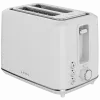 Tostadora eléctrica, blanca, 220-240V, 50-60Hz, 920-1080W, 2 ranuras, 3 modos, 7 niveles de tostado