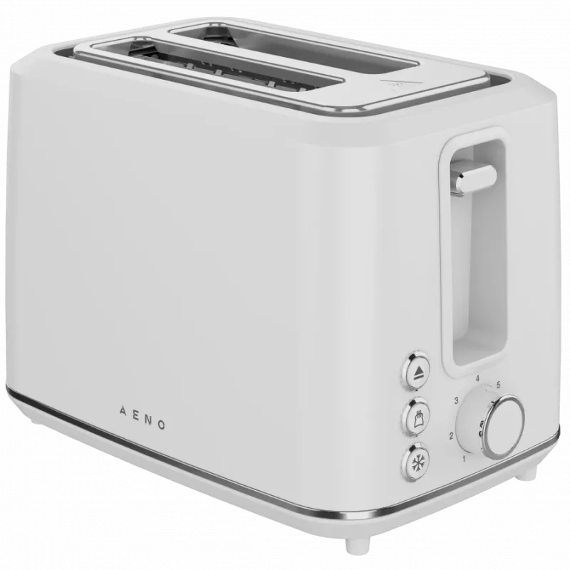 Tostadora eléctrica, blanca, 220-240V, 50-60Hz, 920-1080W, 2 ranuras, 3 modos, 7 niveles de tostado
