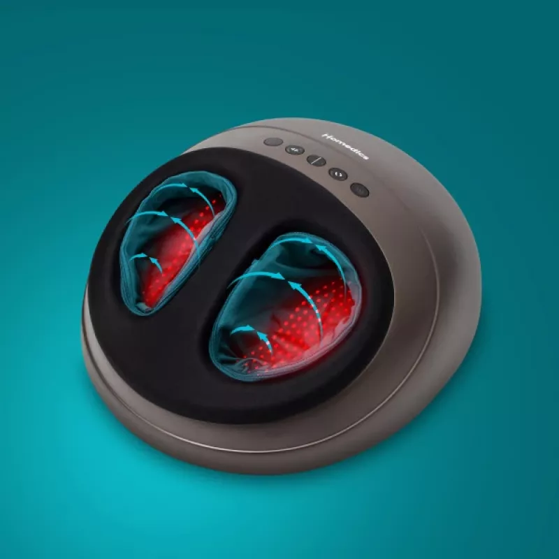 Masajeador de pies HoMedics FMS-350HGY-EU Shiatsu con compresión de aire