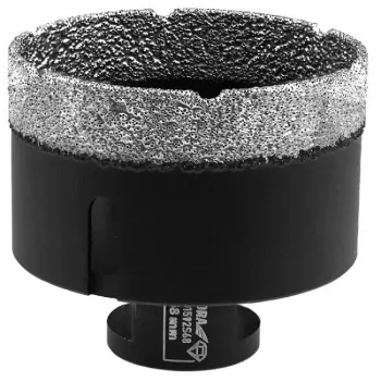 Corona de diamante Dedra soldada al vacío M14 68 mm