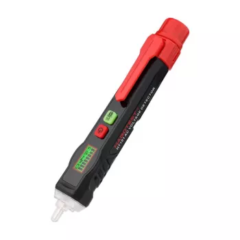 Comprobador de tensión de línea Habotest HT100P 12–1000 V negro rojo